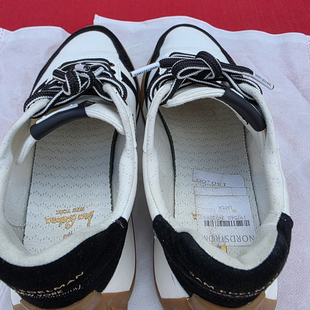 Sam Edelman Women's Black and White Sneakers - Picture 9 of 10